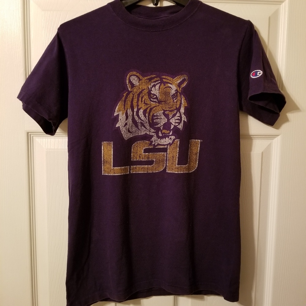 Champion LSU distressed T size small - Picture 4 of 5